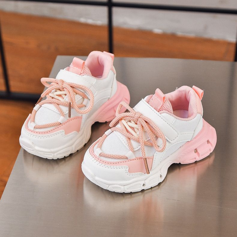 Chaussures de sport coréennes pour filles, printemps-automne 2025, chaussures de course à LED pour enfants, semelles souples, vente en gros_voghion.com