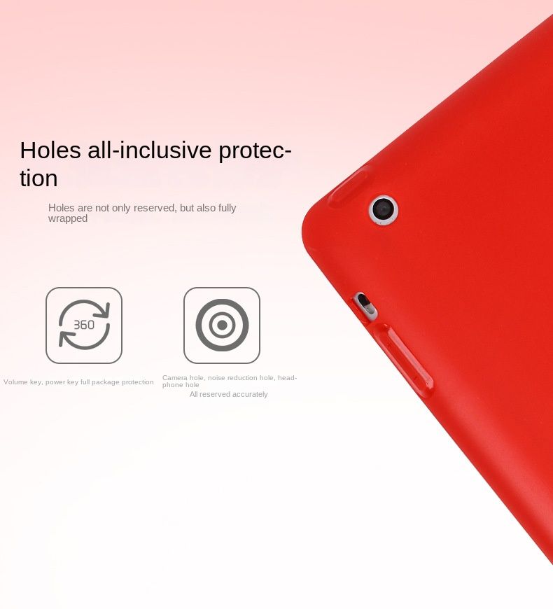 iPad-seriens skyddsfodral för surfplattor har ett Y-format vikbart fäste och stöder automatiska sömn- och väckningsfunktioner_voghion.com