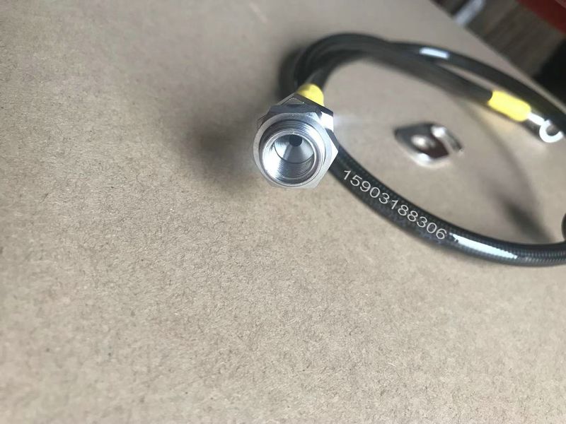 AN3 Motorrad Geflochtene Uelegschlauch Es mat Edelstahl gekräiztem 10MM Banjo Weiblech Bremsfitting_voghion.com