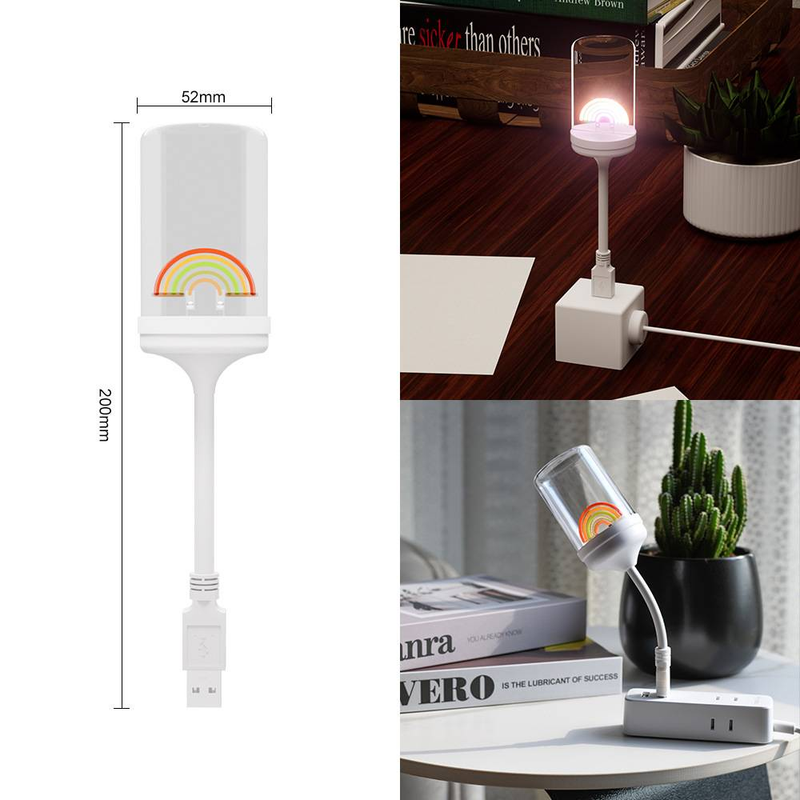 Luce notturna a LED USB in stile vintage con lampadine decorative a filamento - Dimmerabile, a risparmio energetico, portatile per camera da letto, cameretta dei bambini, ufficio_voghion.com