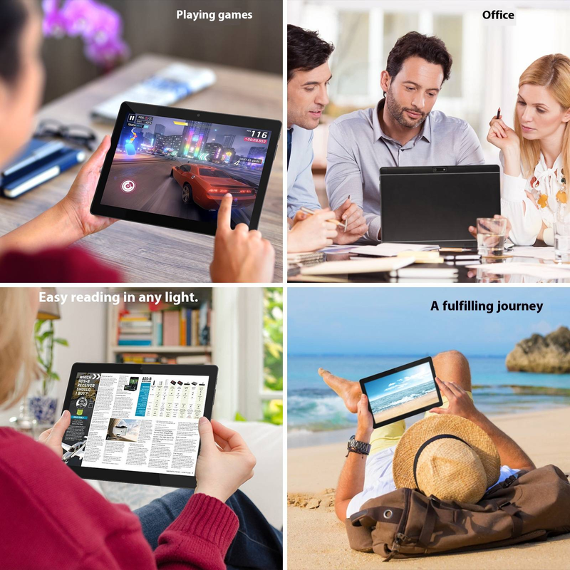 T50 10,36" 2K 4G Tablet – Octa-Core ARM, 6 GB RAM + 128 GB, Dual-SIM, GPS, 13-MP-Kamera, Metallgehäuse (Grau)_voghion.com