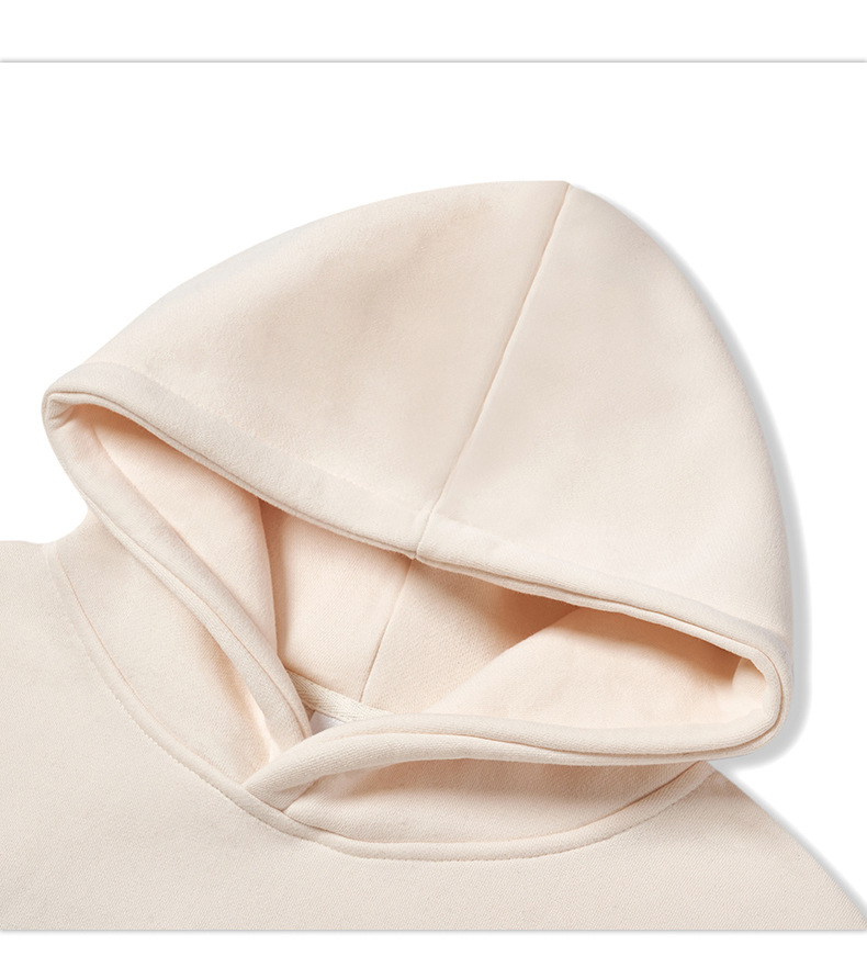 Gewatteerde, geborduurde sweatshirttop met capuchon voor heren_voghion.com