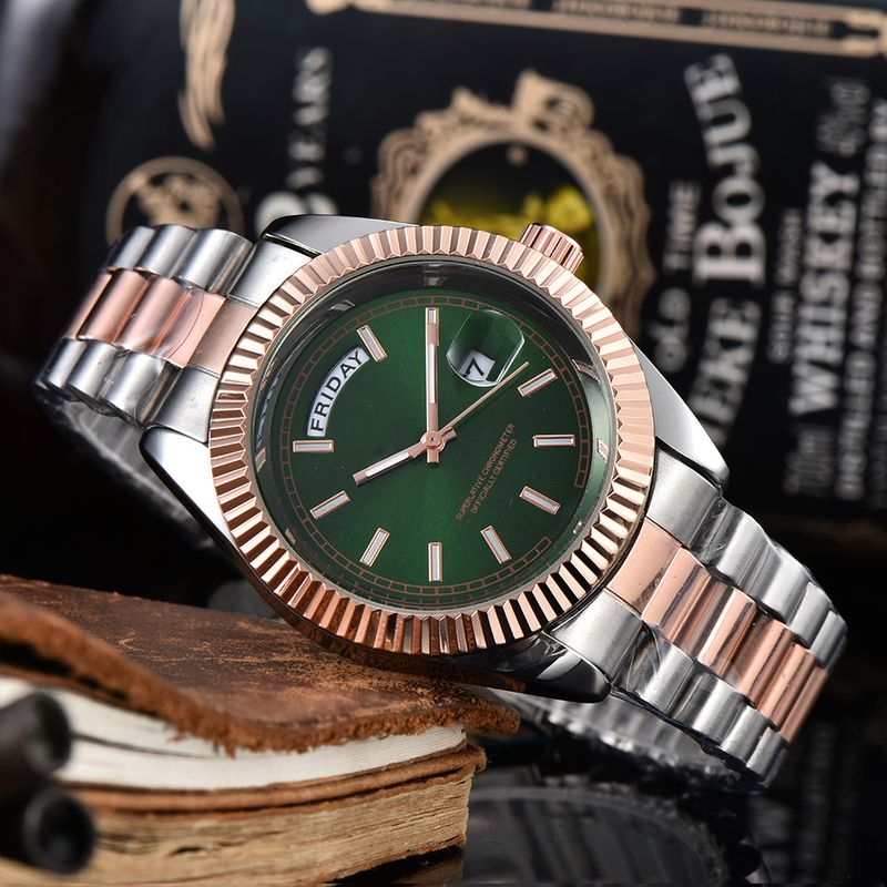 Laojia Daily Log, anello per denti, doppio calendario, orologio al quarzo luminoso con binario per treni, in vendita, Al 129095_voghion.com