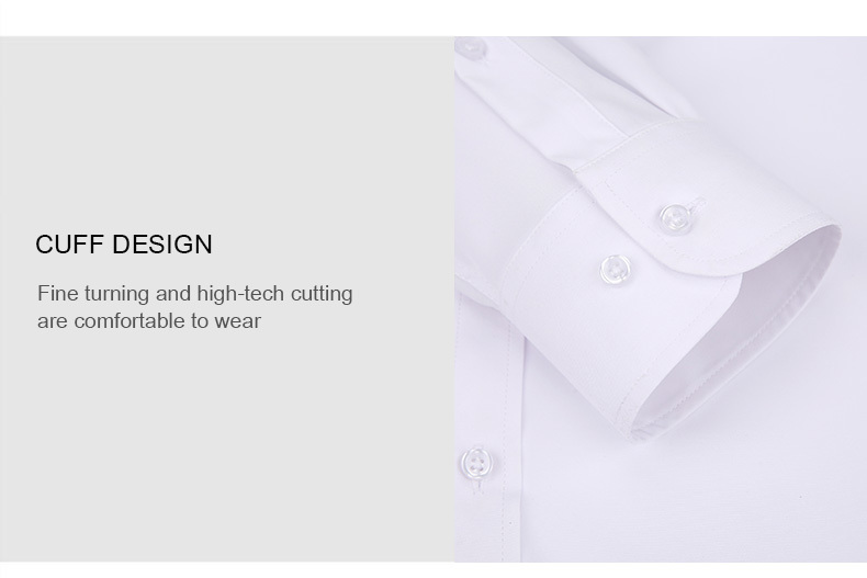 Camicia elasticizzata su quattro lati, da uomo, stile business casual, a maniche lunghe, camicia professionale da uomo_voghion.com