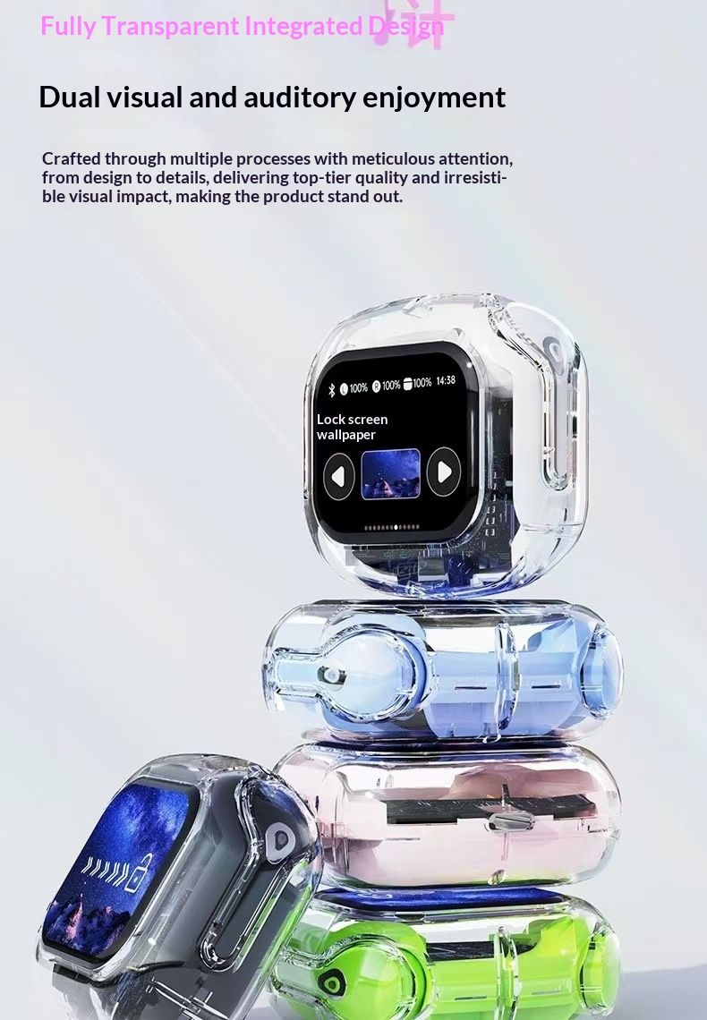 Testi delle cuffie Bluetooth Air Max Smart Digital Display originali NeoGear disponibili in magazzino e vendute oltre confine con schermo a colori_voghion.com