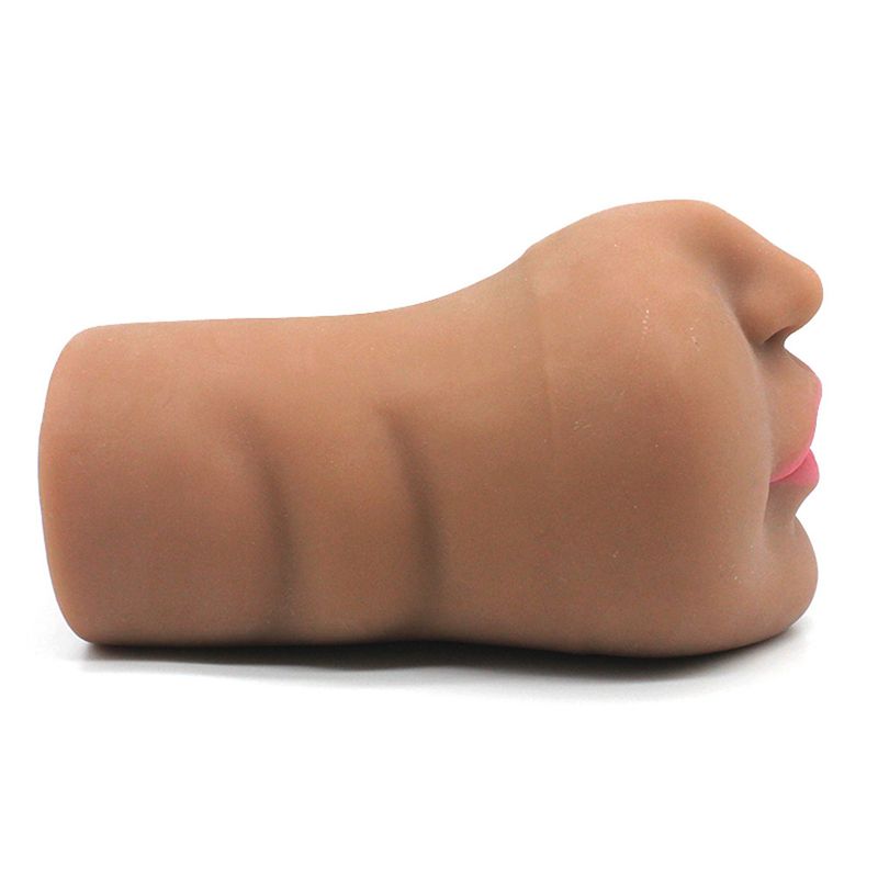 New 3D Mouth Blowjob Male Masturbator Real Deep Throat Oral Cup With Tongue Tooth Artificial Pocket SM Adult Sex Toy_voghion.com