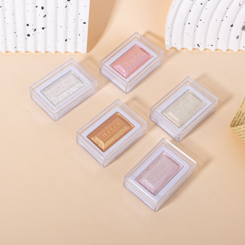 Bronzers & Highlighters Single Color Blush Rouge Highlight Powder Naturally Brightens Glitter Pearlescent Three Dimensional Powder New Product_voghion.com
