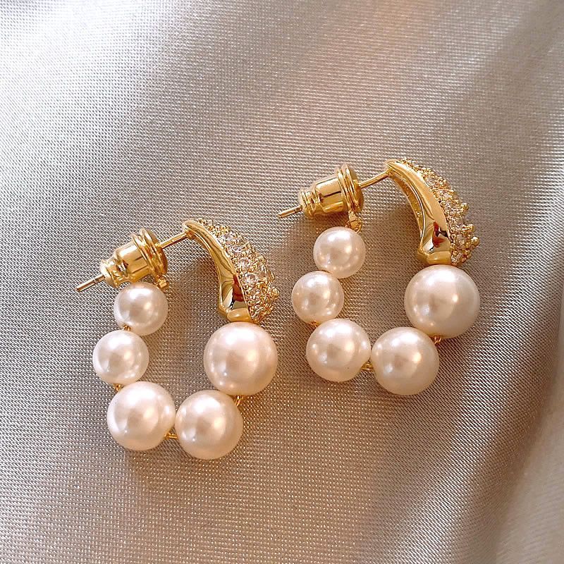 【 4882 People's Collection 】 Zircon Pearl For Women's New High-end Design, Exquisite, Luxurious, Unique, Fashionable,_voghion.com