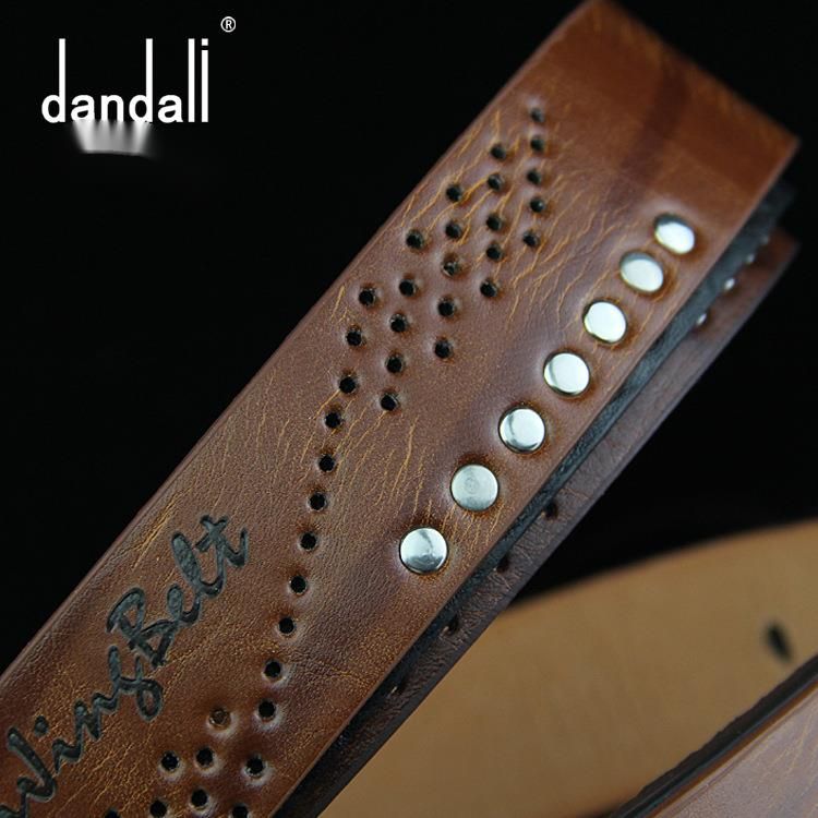 Nuovo produttore di cinture con rivetti in stile retrò con fibbia ad ardiglione antica per uomo, casual, per il commercio estero, abbinate ai pantaloni_voghion.com