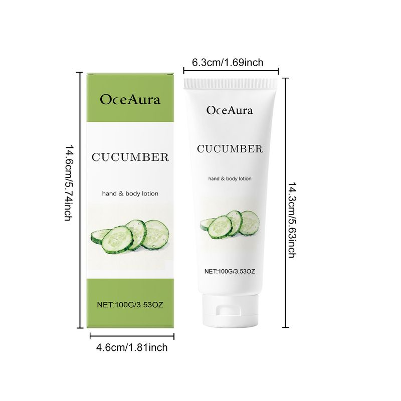 OCEAURA Cucumber Smooth, Delicate Elastic Skin Nourishing Hydrating Refreshing And Comfortable Body Lotion_voghion.com