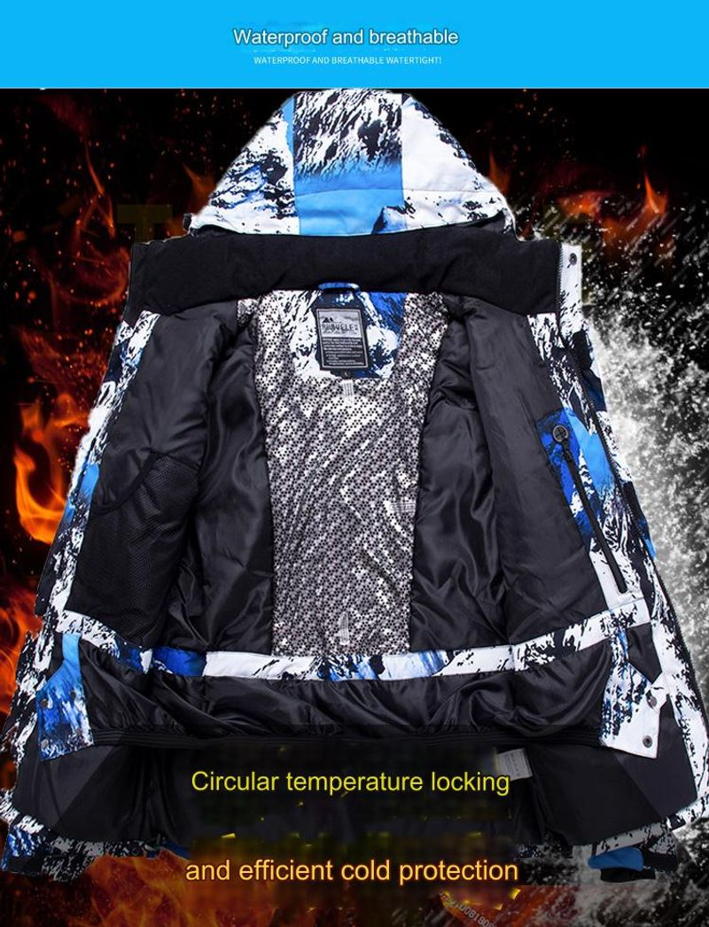 Koppels winddicht, waterdicht, ademend, warm, heren- en damesskipakken, ondersteuning_voghion.com