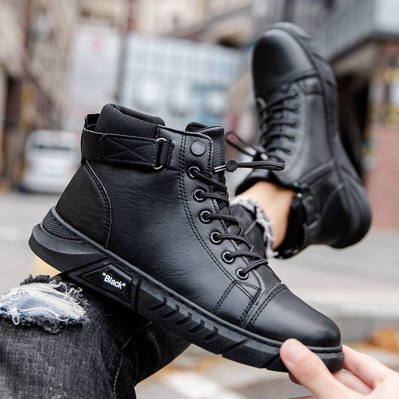 Herbst und Winter Neue Arbeitsstiefel Herren Outdoor Sportstiefel Freizeitschuhe Arbeitsstiefel_voghion.com