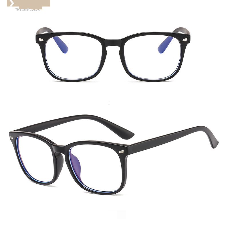 Men's Glasses New Fashion Blue Light Protection Flat Glasses Wang Jiong Makeup Artifact Can Be Matched With Degree Mi Ding Style Optical Glasses_voghion.com