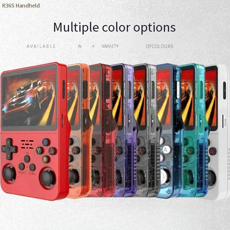 R36s Handheld Game Console Retro GBA Arcade Joystick Classic FC Arcade Portable PSP Game Console_voghion.com
