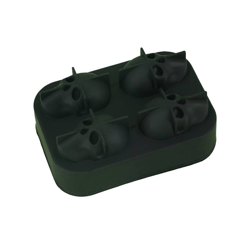 6-Piece Silicone Ice Cube Tray Set - Square & Round Ice Ball Molds For Cocktails & Drinks (BPA-Free Flexible Freezer Safe Easy Release)_voghion.com