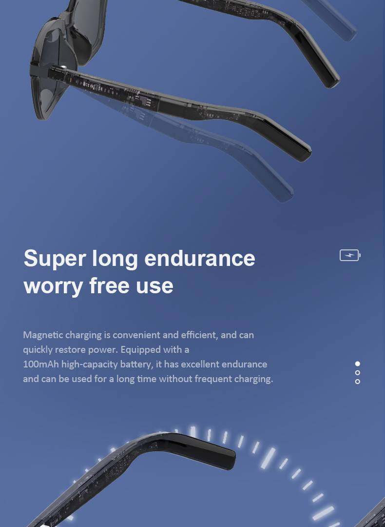 G06 Smart Glasses: Bluetooth & AI Assistant, Noise Cancellation, Long Battery Life_voghion.com