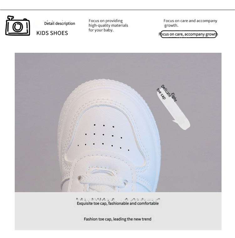 Scarpe piccole per bambini 2025 Scarpe sportive primaverili e autunnali, scarpe bianche piccole per ragazzi e ragazze, scarpe da ginnastica_voghion.com
