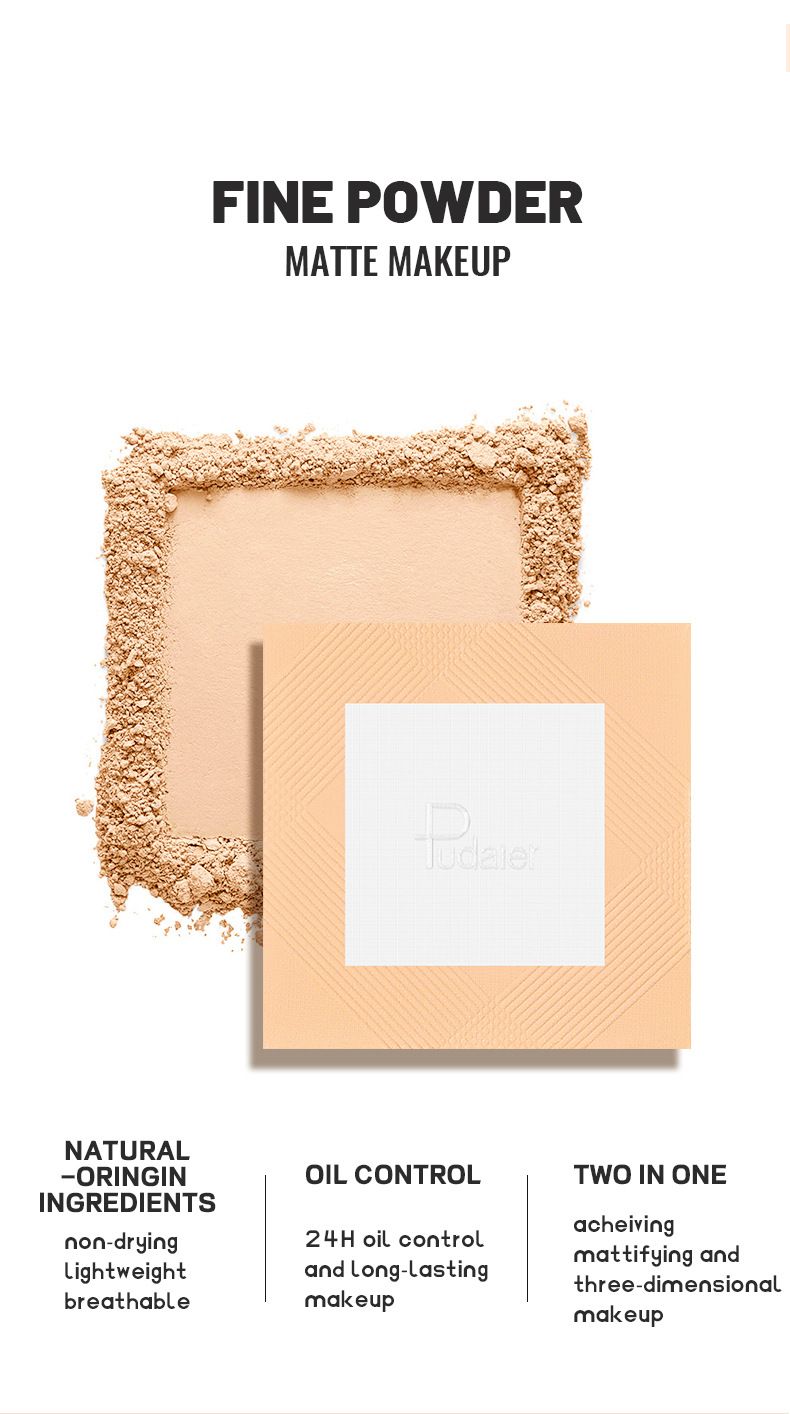 Matte Oil Control Setting Honey Makeup Concealer Powder_voghion.com