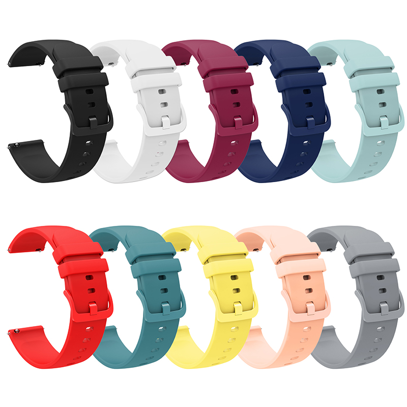 18mm 20mm 22mm Silikonarmband für Garmin Vivoactive 3 4 4s Band Uhr Venu für Samsung Active Huawei Uhr GT 2 46mm Amazfit GTR_voghion.com