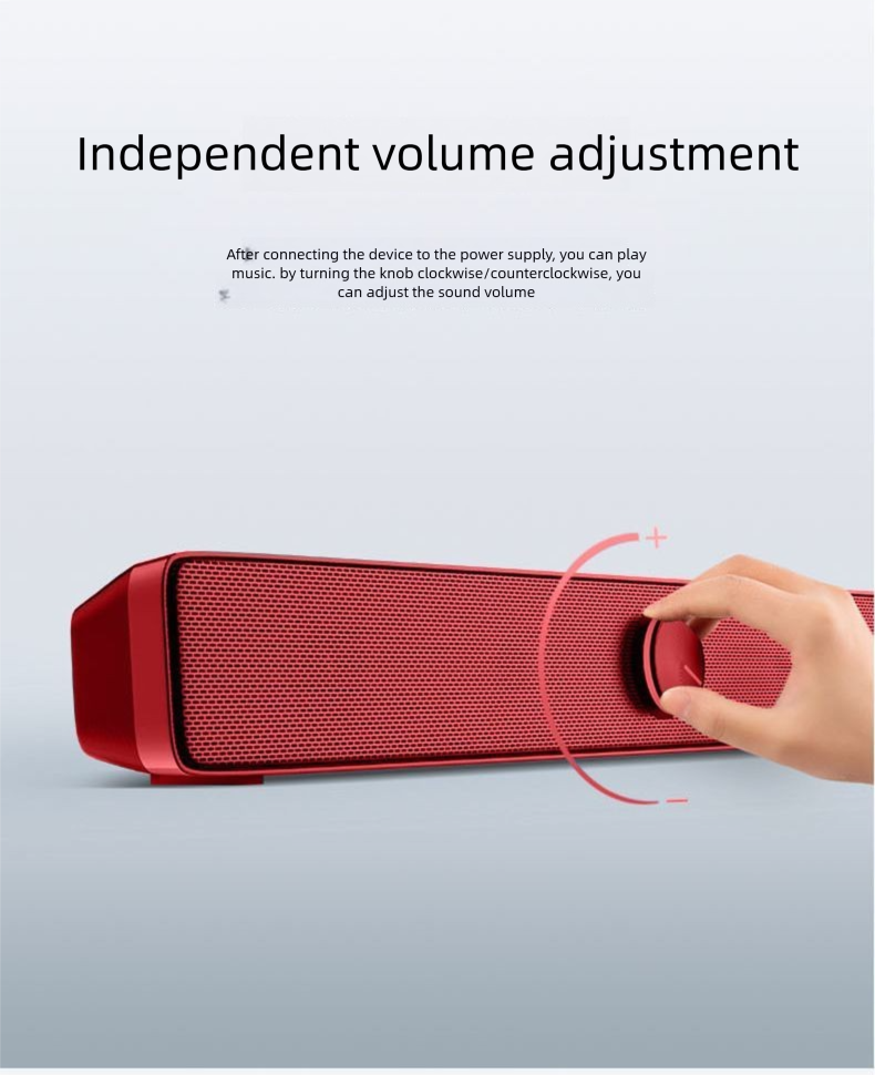 Computer Desktop Laptop Long Speaker Subwoofer With Microphone Bluetooth_voghion.com