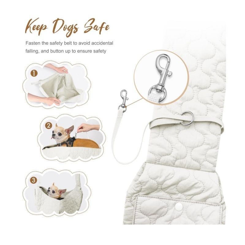 Tragbarer Rucksack für Katzen und Hunde, verstellbar, weich und ideal für Reisen unterwegs_voghion.com