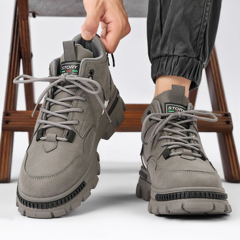 New Autumn Winter High Top Labor Protection Outdoor Tooling Martin Men's Shoes_voghion.com