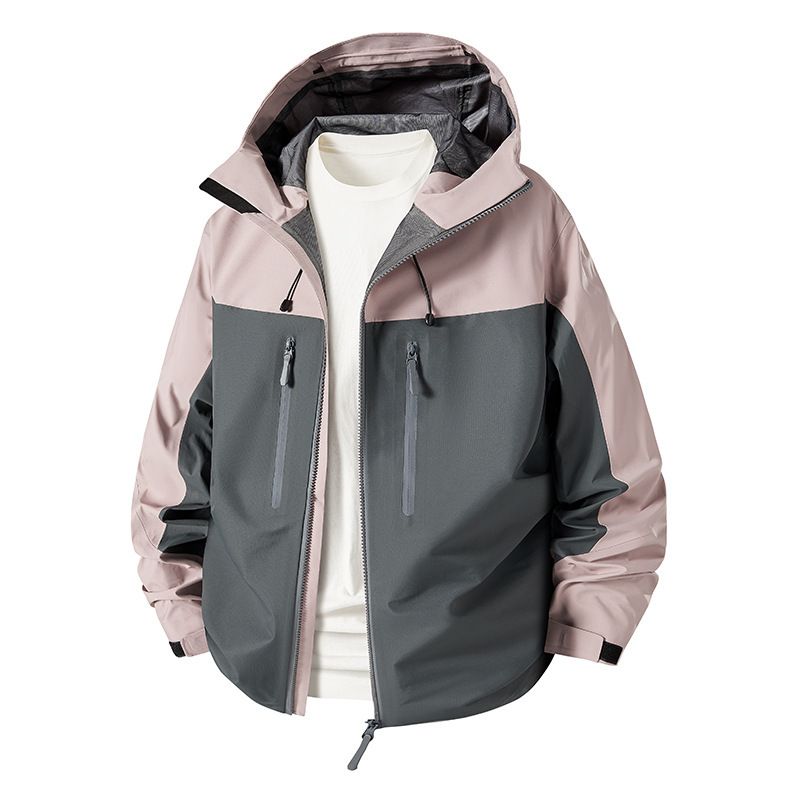 Rainproof Fully Heat-Sealed With Seam Taping Technology Outdoor Hiking Clothing Underarm Zipper Breathable Hard Shell_voghion.com