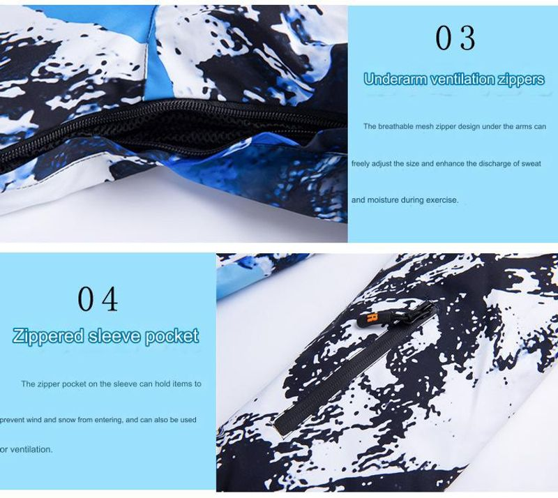 Koppels winddicht, waterdicht, ademend, warm, heren- en damesskipakken, ondersteuning_voghion.com