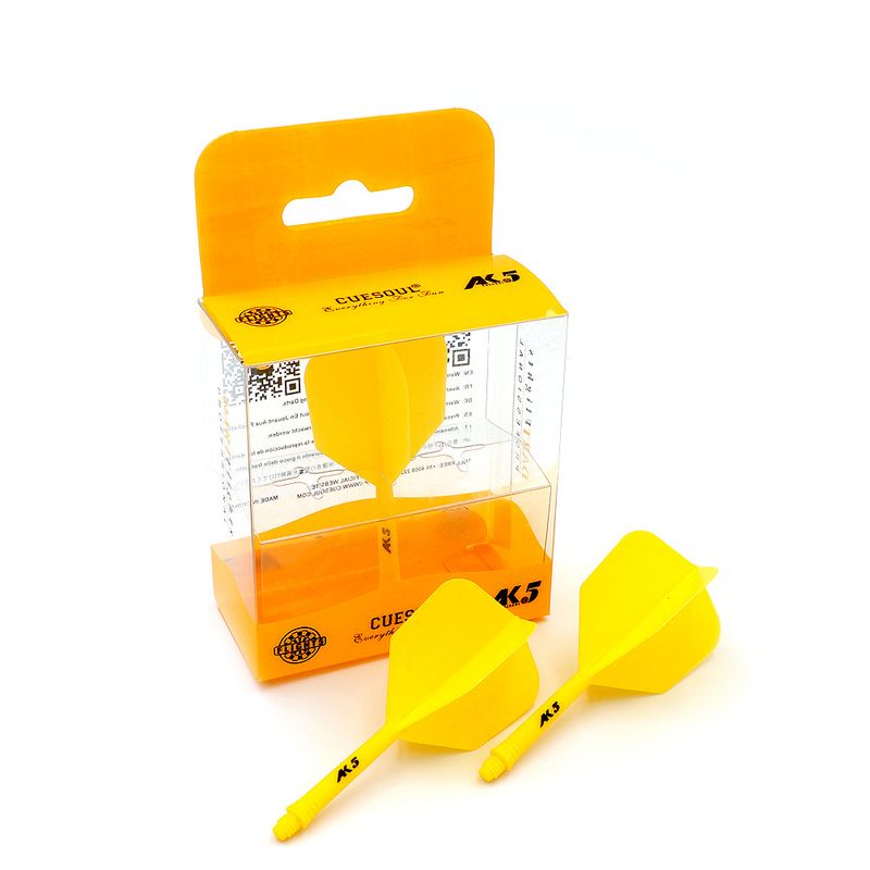 3 sets van AK5-serie geïntegreerde dartvleugel Grote vierkante vleugel 2BA dartstang dartvleugelset_voghion.com