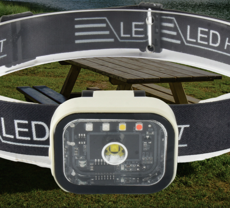 New four-light source Type-C charging LED induction headlight cap clamp light outdoor camping emergency tent light_voghion.com