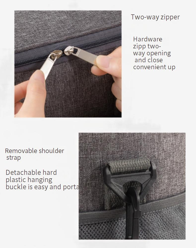 Funksjonelle vesker matboks, veske, firkantet veske, fortykket matpose av aluminiumsfolie, piknikpose med stor kapasitet for kontorarbeidere og studenter med ris_voghion.com