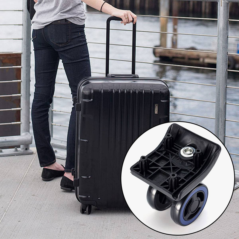 4 stücke Ruhig Universal Caster Räder Für Reise Gepäck Reparatur Zubehör_voghion.com