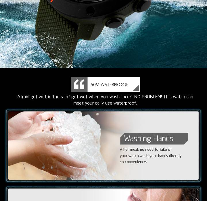 1213 Smartwatch: 50M Waterproof, Digital Display, Fitness Tracker Sports-ready Design Black Durable Strap_voghion.com