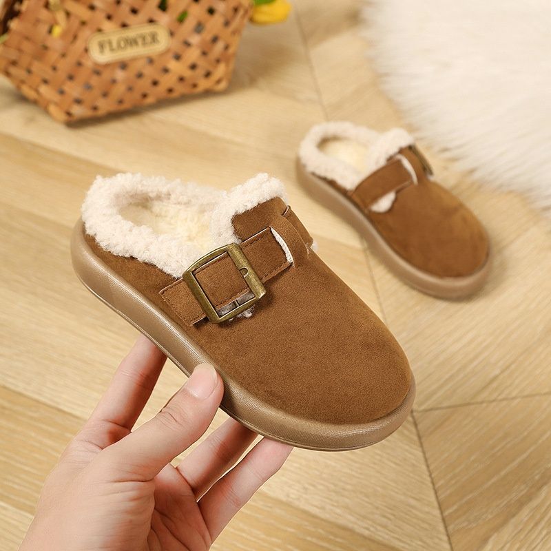 Pantofole invernali per bambini Baotou Pantofole casual in cotone Stivali da neve_voghion.com