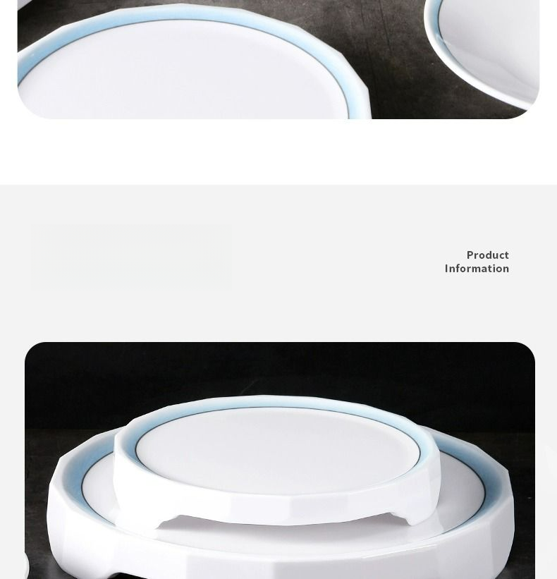【New Product】Kaiboya Steak Cold A5 Melamine Home Creative Plating Tableware Artistic Dish Plate_voghion.com