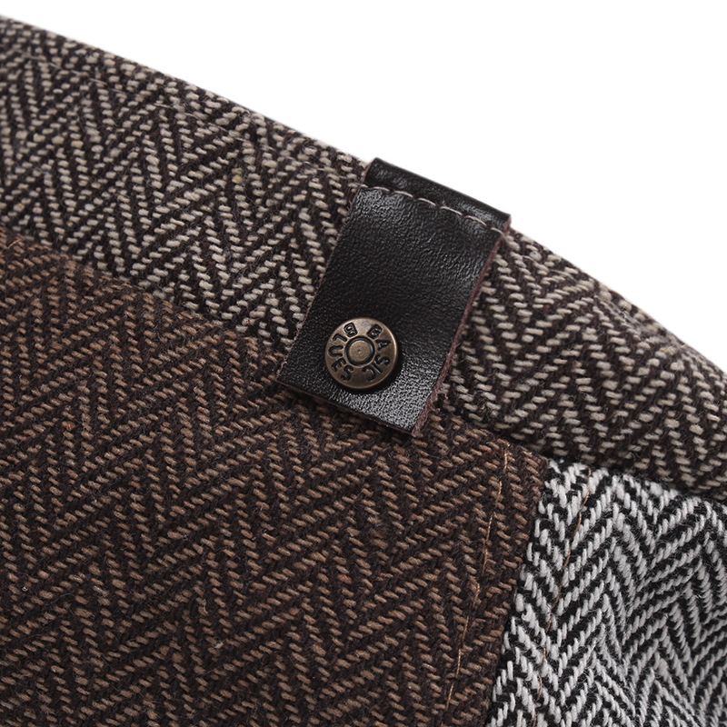 Vintage Mænd Casual Newsboy Hat Forår Sommer Retro Baskerhat Vilde Casual Hatte Unisex ottekantet kasket Mode Hip Hop Caps_voghion.com