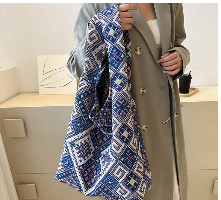 Efterår og vinter nye nationale vind stor kapacitet kvinde taske enkelt skulder armhule bucket taske all canvas taske stor taske_voghion.com