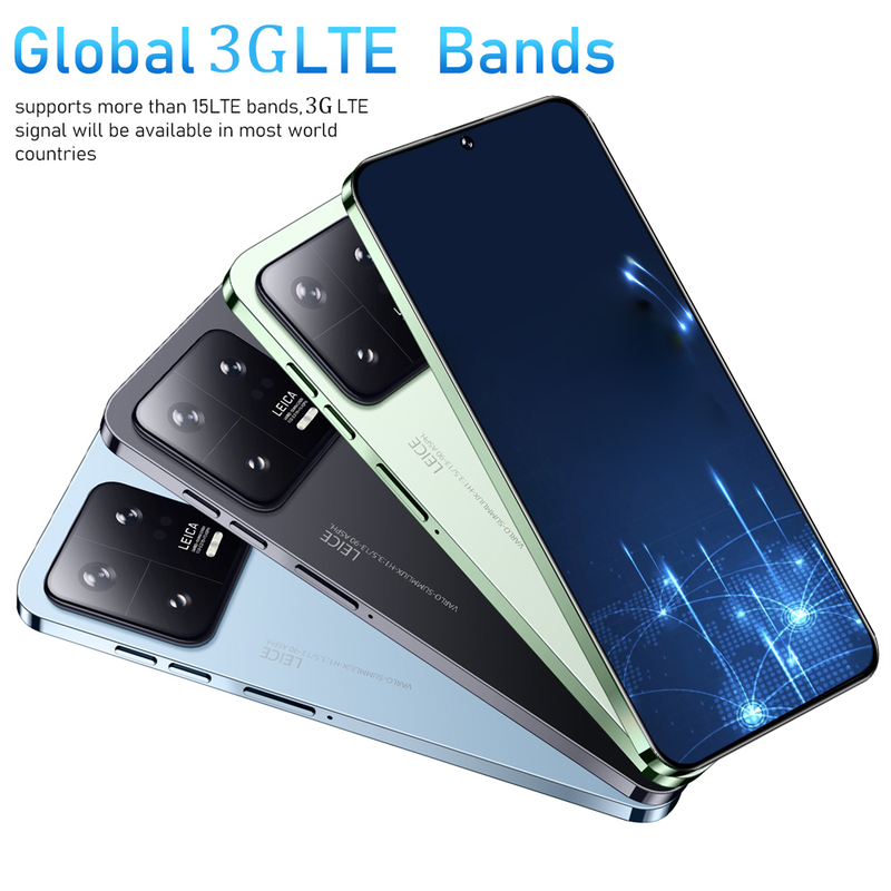 Ny M13 PRO Mobiltelefon 6,8 tum 2GB +16GB Ge 128GB Minneskort 540*960 Pixel Fingerprint Lås upp två SIM-kort och ett TF-kort Mobiltelefon_voghion.com