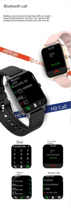 Smart Wristbands Upgraded Local Music Body Temperature Bluetooth Call with Payment Sports Bracelet_voghion.com