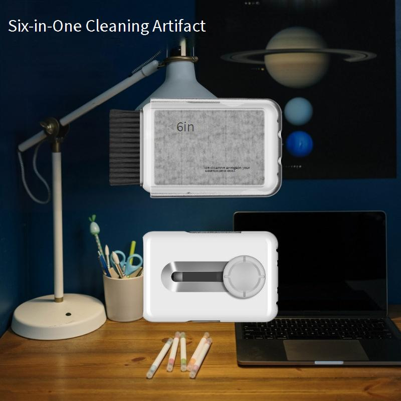 Căști Bluetooth 8 în 1 multifuncționale Bluetooth headset curățare stilou tastatură computer îndepărtarea prafului perie set digital telefon mobil_voghion.com