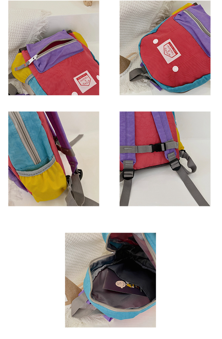 Neuer Kinderrucksack – Leichte Schultasche aus Segeltuch mit ergonomischer Rückenstütze, Rucksack im schlichten Stil für Jungen und Mädchen (zurück zur Schulzeit)_voghion.com
