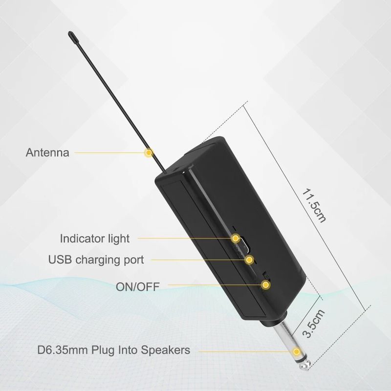 30-Channel UHF Wireless Lavalier Microphone Sys With 1 Receiver Handheld Dynamic164ft Range For Karaoke Speech PA_voghion.com