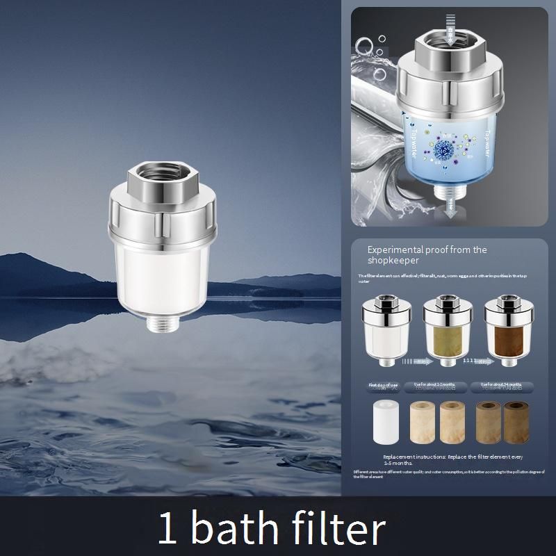 Premium-Duschkopffilter mit PP-Baumwollkartusche – universeller Wasserreiniger zum Baden, kompatibel mit den meisten Duschsystemen_voghion.com