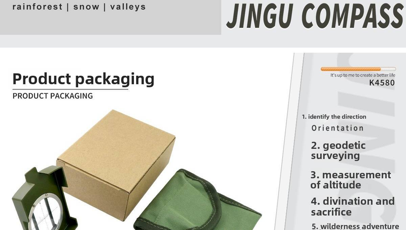 Source Manufacturer American Outdoor Multifunctional Compass High Precision Professional Camping Luminous North Needle_voghion.com