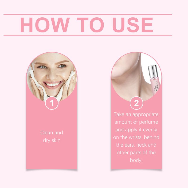 Rose Elegant Rolling Ball Perfume Women's Wristband Lasting Fragrance Fresh Floral Rose Keep Fragrance Perfume_voghion.com