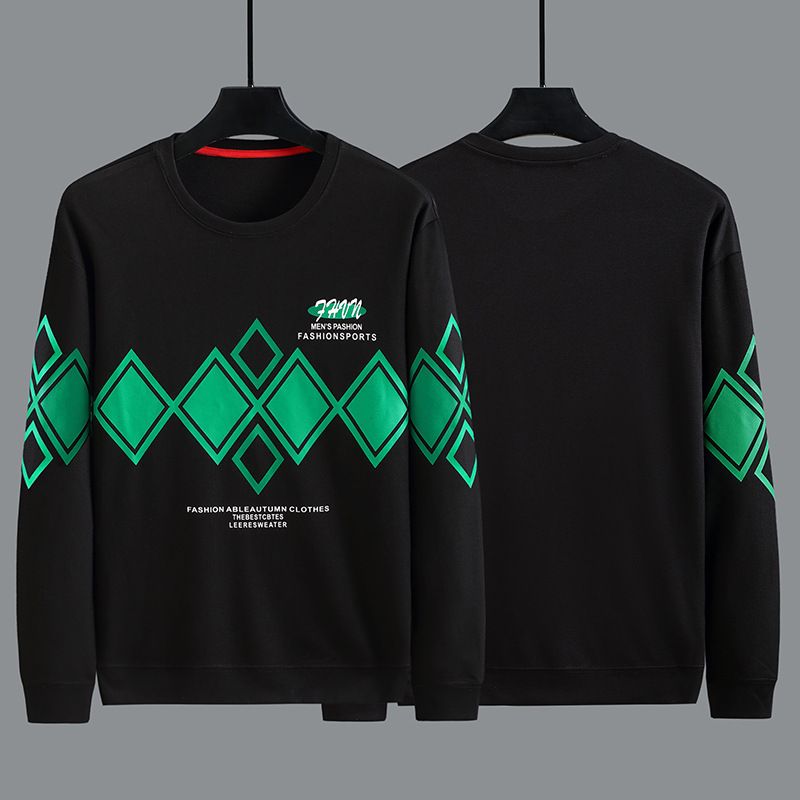 Men's Clothing Plus Size Sweatshirt T Shirt Loose Casual Youth Fat Guy Trend Fat Man Long Sleeve Bottoming Shirt_voghion.com