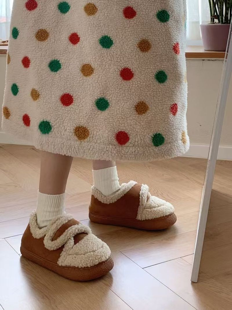 Scarpe invernali in cotone da donna, scarpe da donna calde e soffici_voghion.com