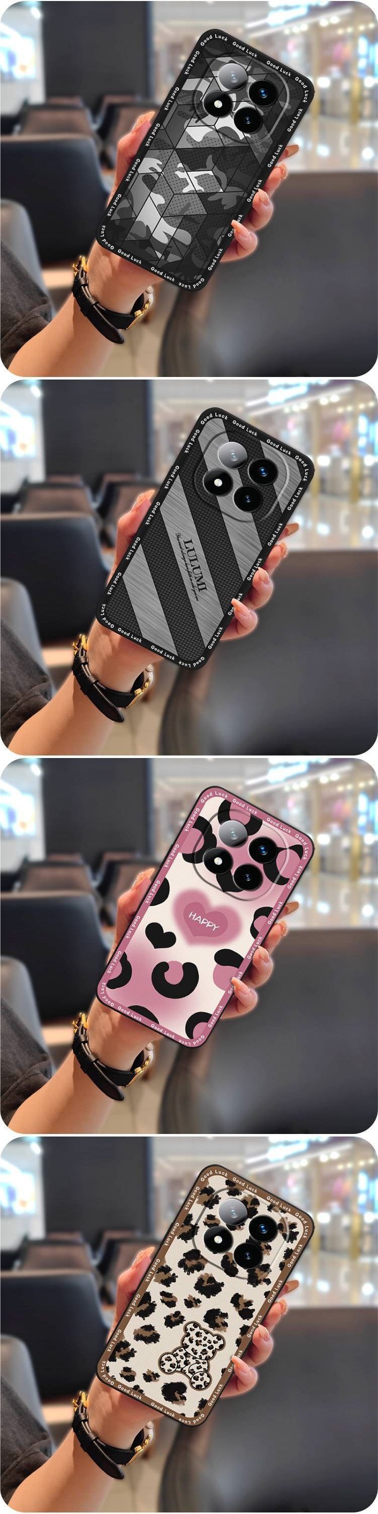 TechGlobe Custodia per telefono adatta per Redmi Note14 Pro+ 5G in silicone con motivo a cartoni animati, unisex, divertente, creativa_voghion.com