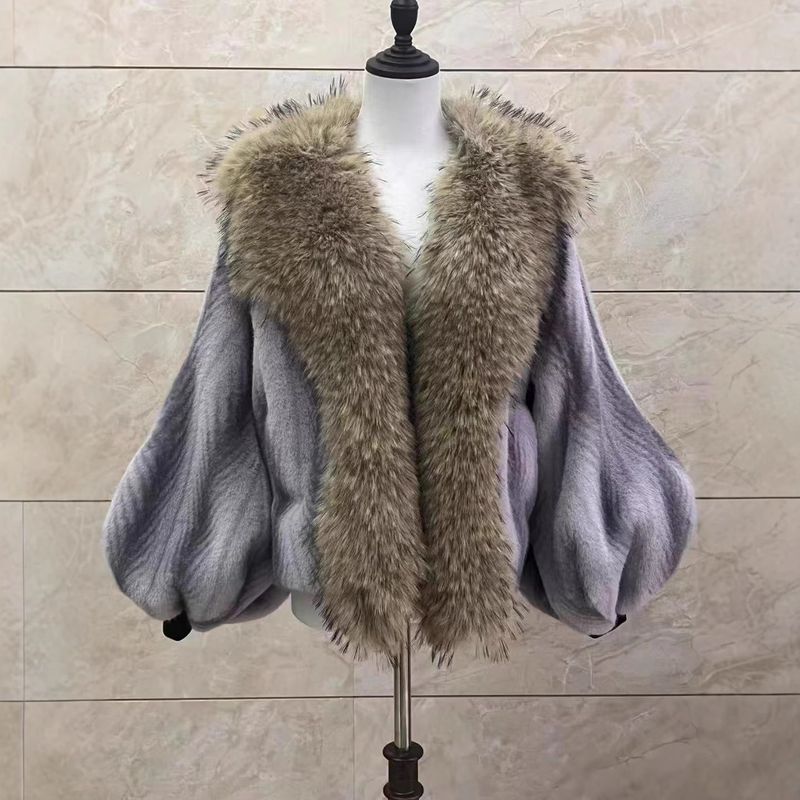 Damenbekleidung Luxuriöser Kunstnerz-Pelzmantel mit Leopardenmuster, Jacke für Damen, elegante mittellange Winteroberbekleidung, Kunstpelzmäntel_voghion.com