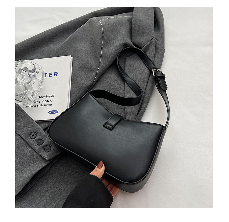 Cross-border French Niche Ladies Bag 2023 New High-end Armpit Bag Retro Texture one-shoulder Messenger bag_voghion.com